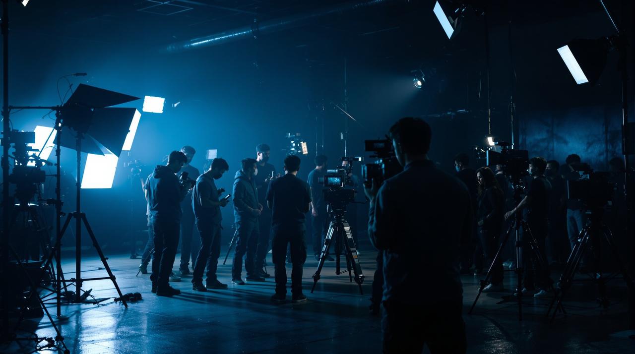 喝茶影视制作现场